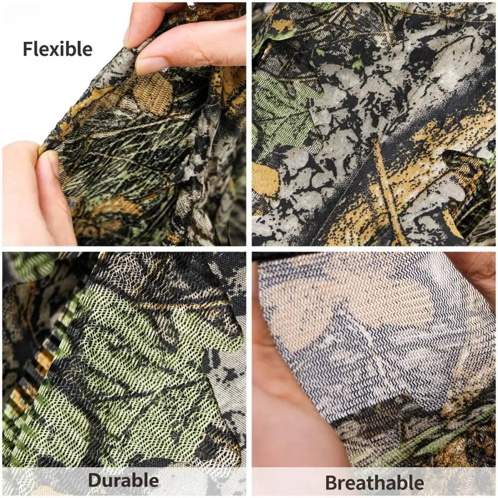 Outdoor Balaclava Hat Hunting Cap Multicam Full Face Mask Camouflage Airsoft Ghillie Game Accessories